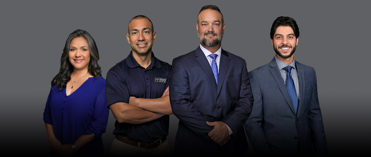 Attorneys with gray background